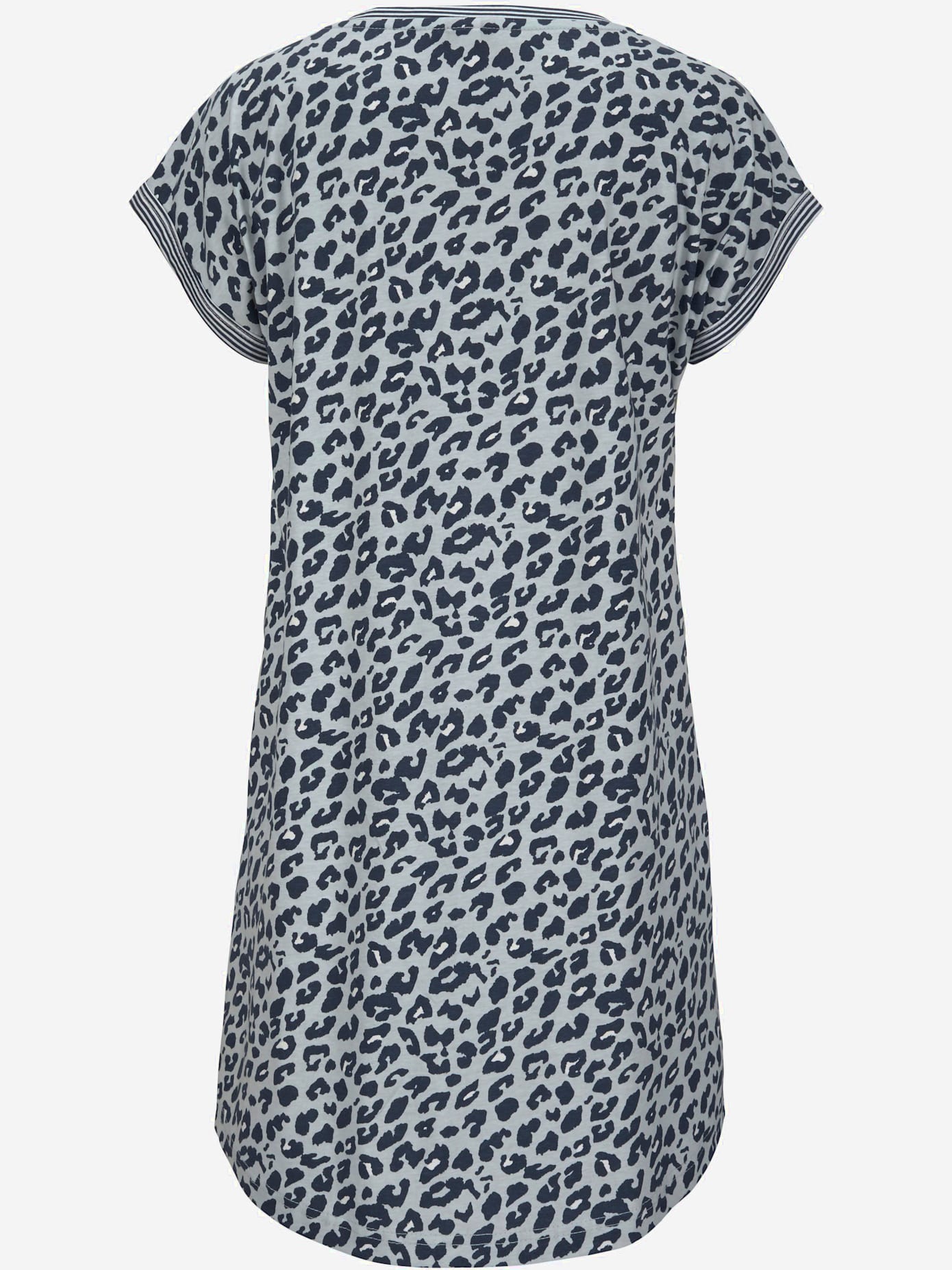 Chemise de nuit tendance au motif léopard