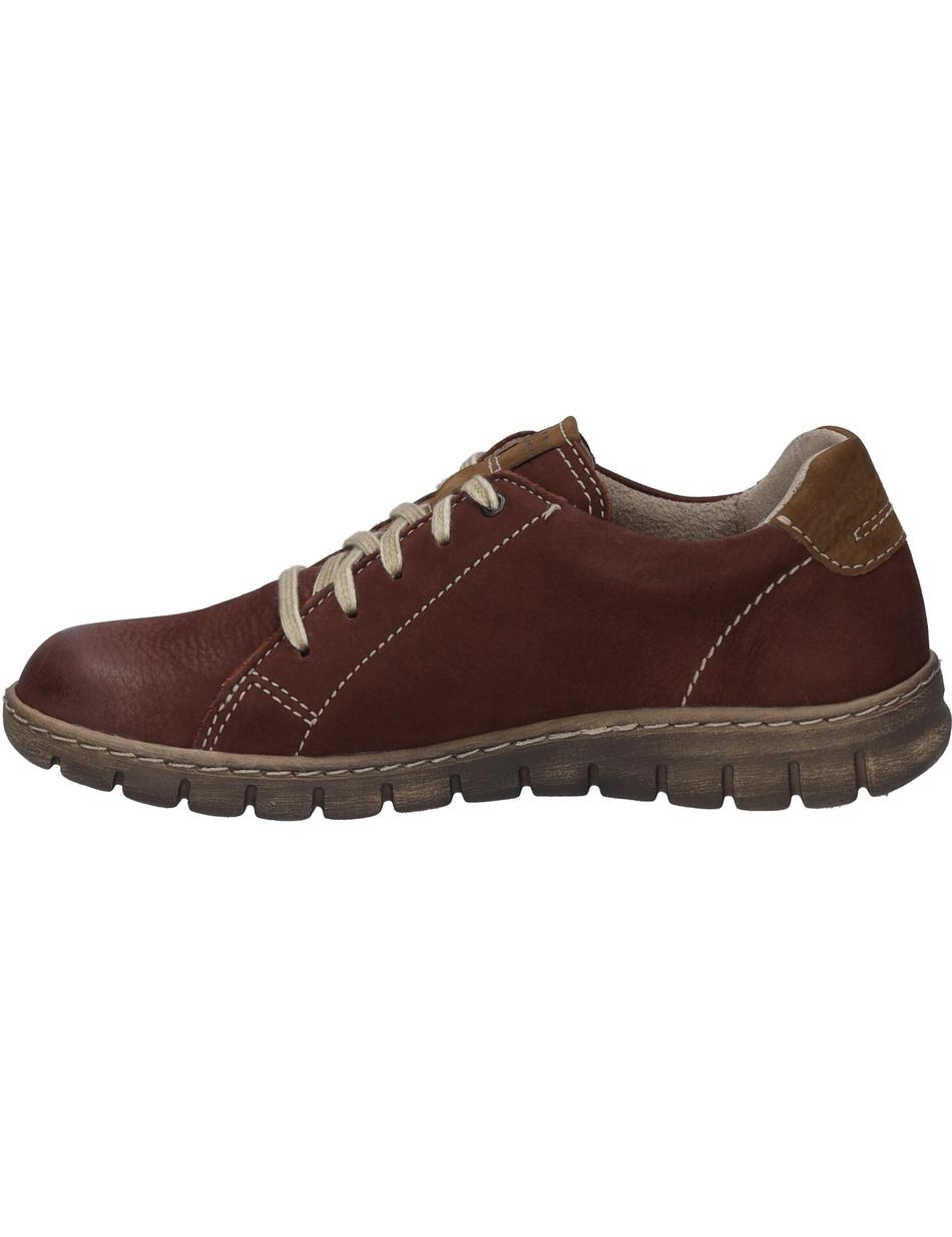 Halbschuh Steffi 62, bordo-kombi