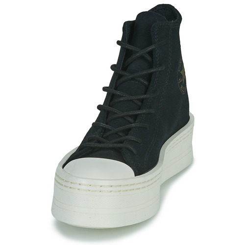Converse - CHUCK TAYLOR ALL STAR MODERN LIFT PLATFORM MONO SUEDE - Noir