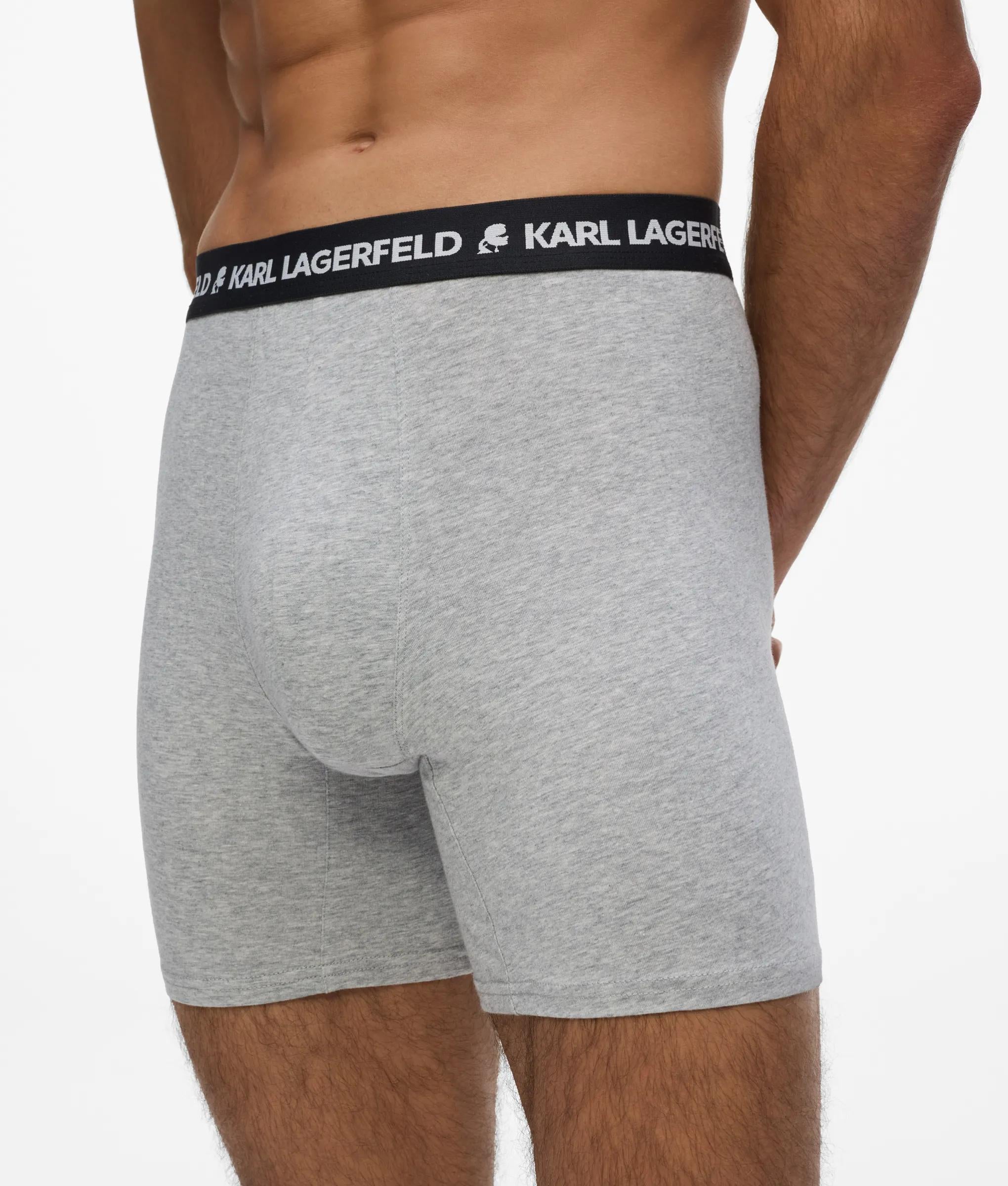 Lange boxers met logo - 3-pack