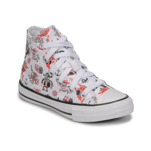 Converse - CHUCK TAYLOR ALL STAR PIRATES COVE HI - Blanc / Rouge