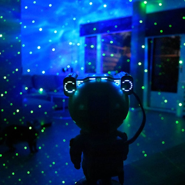 Lampe Astronaut Star projektor
