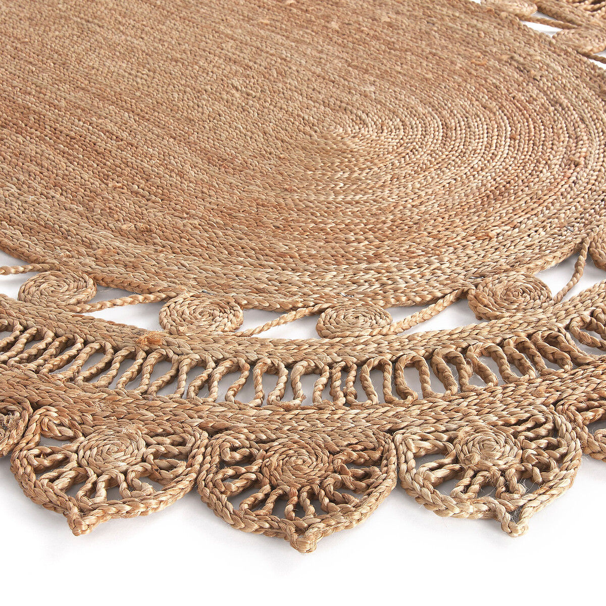 LA REDOUTE INTERIEURS<br>Tapete oval de juta com motivos, Rozza