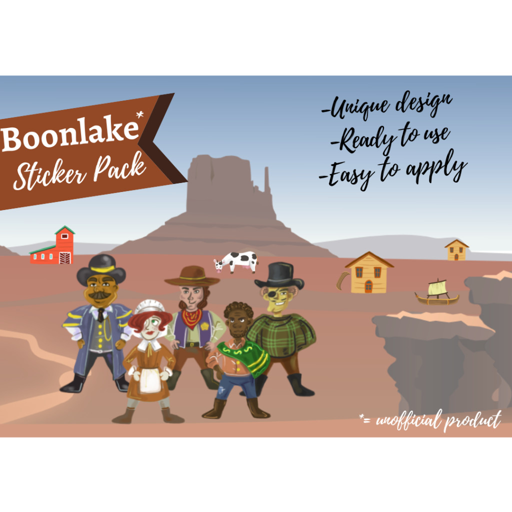 Boonlake - Set d'autocollants