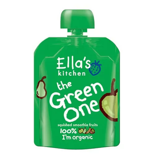 Ella's Kitchen Æble, Pære, Banan og Kiwi, 6  mdr. Ø - 90 g.