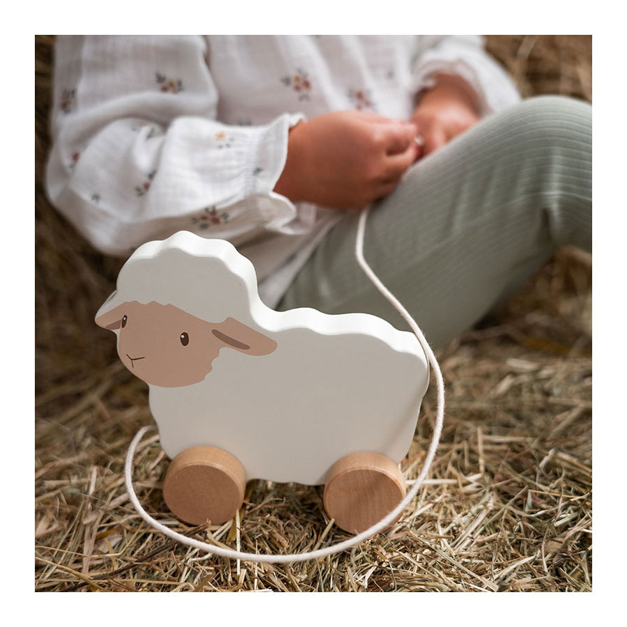 Little Dutch Houten Trekdier Schaap