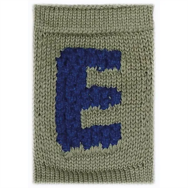 Strikket Bogstav Blue - Smallstuff → Luksusbaby.dk