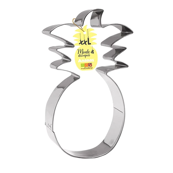 Découpoir XXL forme ananas inox Scrapcooking