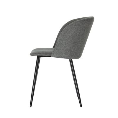 Lot de 2 fauteuils d'accueil MUST - gris