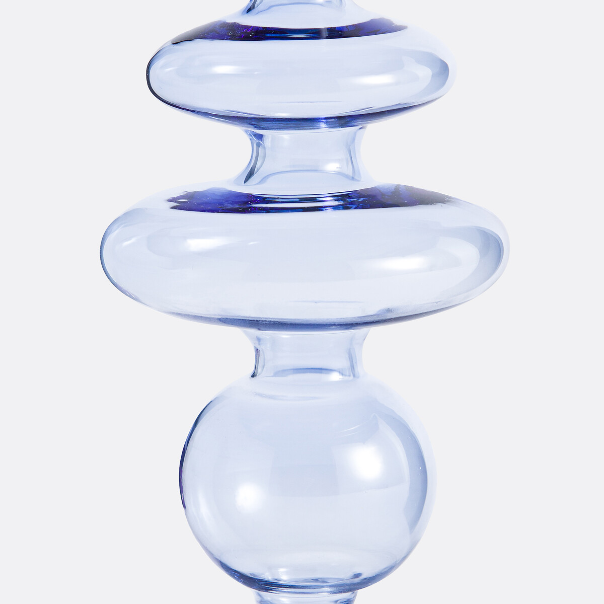 LA REDOUTE INTERIEURS<br>Castiçal de vidro Alt.20 cm, Chilava