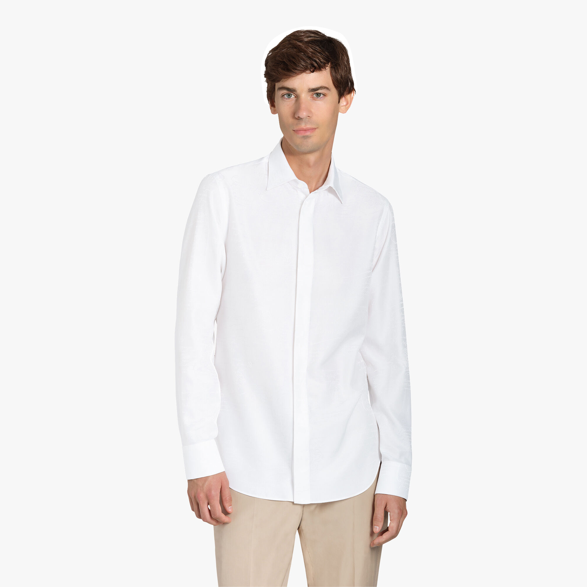 Chemise Andy En Coton Et Soie Scritto