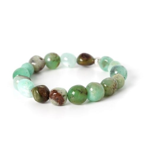 Bracelet chrysoprase