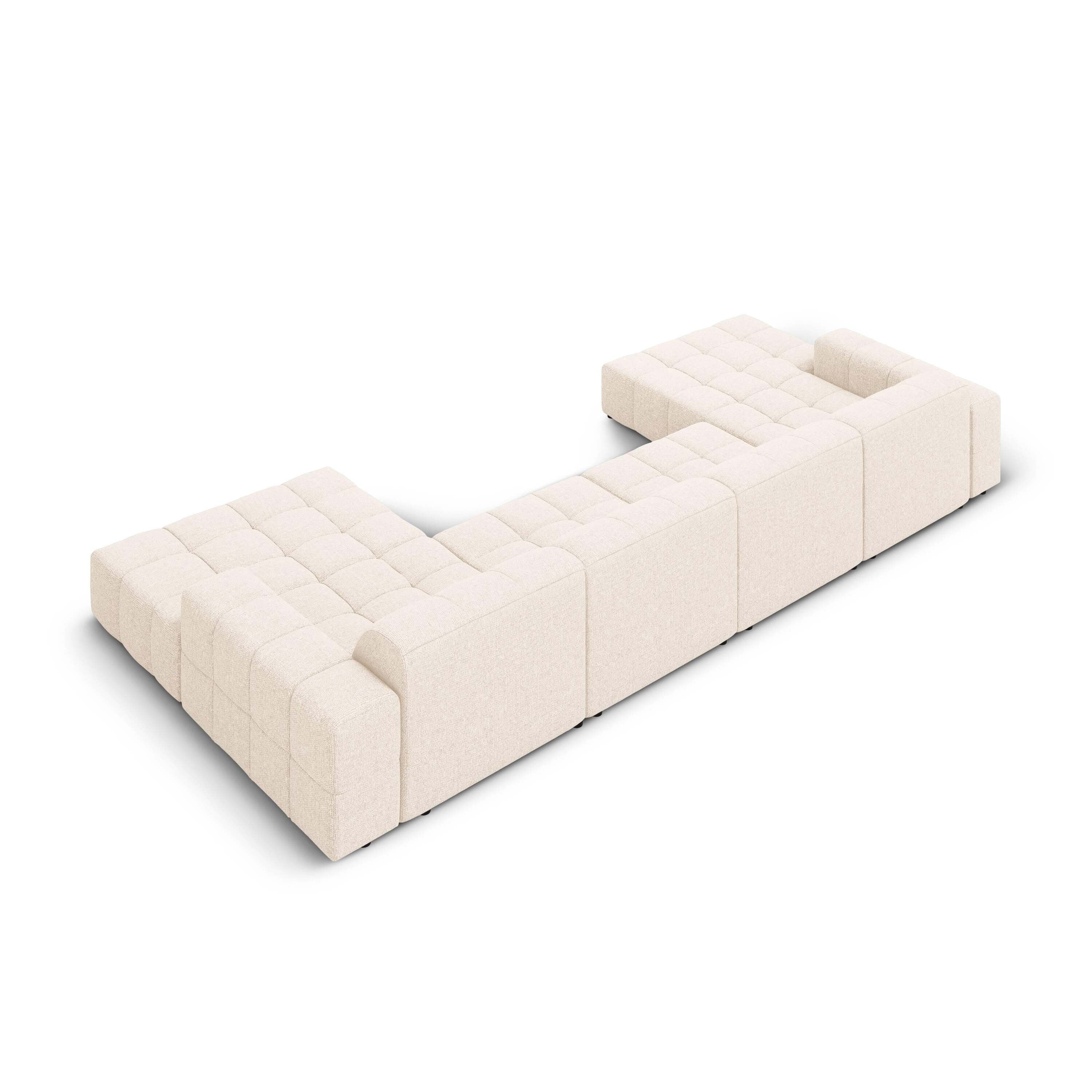 Cosmopolitan Design Chicago U-bank  - Chenille - CrÃ¨me