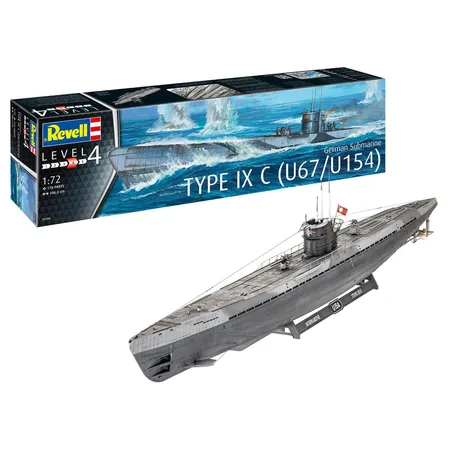 Revell German Submarine Type IX C U67/U154