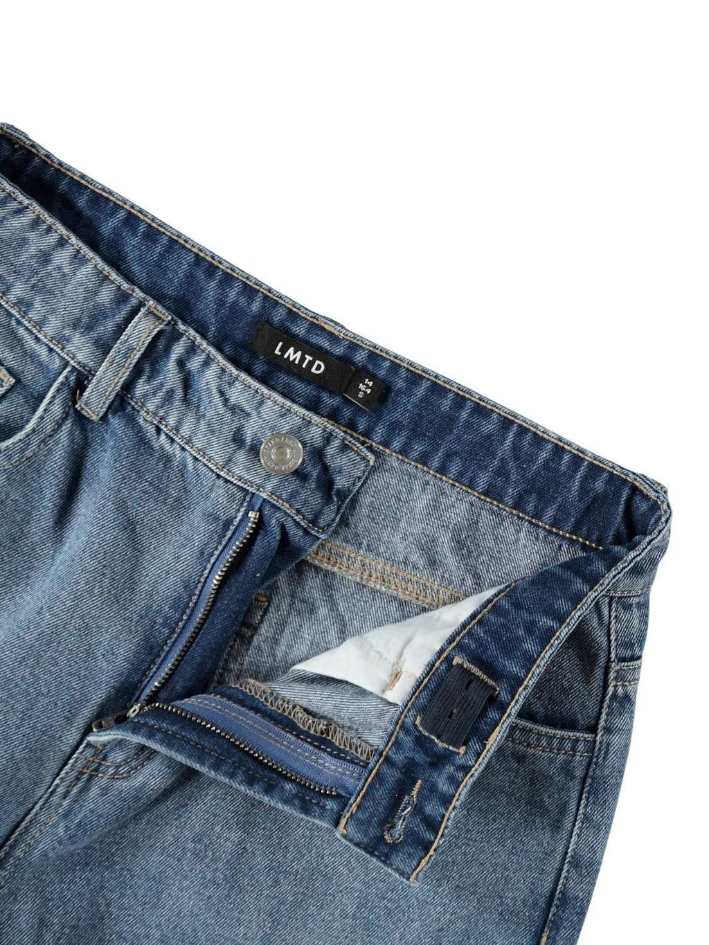 LMTD wide leg jeans NLFNOIZZA stonewashed