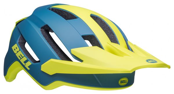 Casque Bell 4Forty Air Mips Bleu Mat Jaune Hiviz