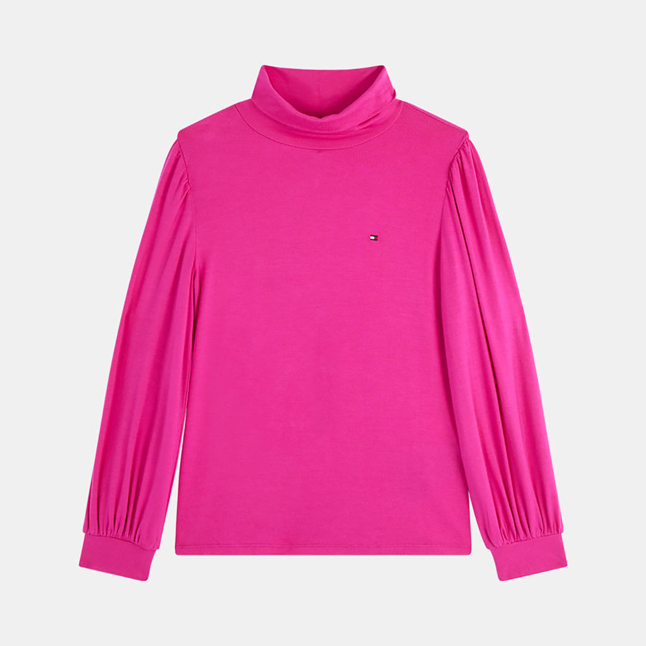 Tommy Hilfiger T-Shirt col roulé rose
