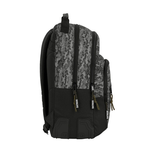Mochila Safta Escolar De Batman Night, 320x150x420mm, Cinza/negro