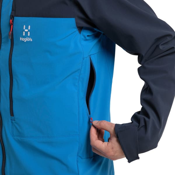Softshell alpinisme HAGLÖFS ROC SIGHT SOFTSHELL NORDIC BLUE/TARN BLUE