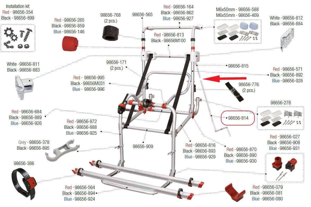 Kurbel f.Carry Bike Lift
