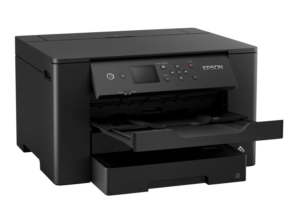 Epson WorkForce WF-7310DTW - Printer - farve - Duplex - blækprinter - A3 - 4800 x 2400 dpi - op til 25 spm (mono) / op til 12 spm (farve) - kapacitet: 500 ark - USB 2.0, LAN, Wi-Fi(n)