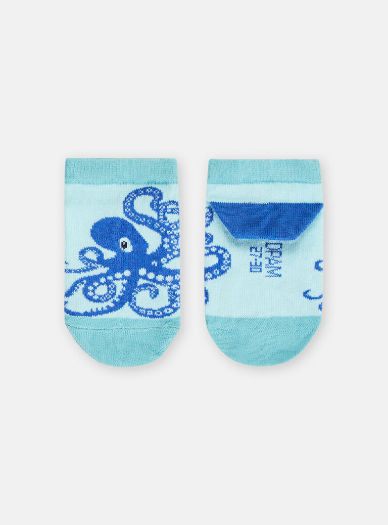 Socquettes motif pieuvre pour garçon