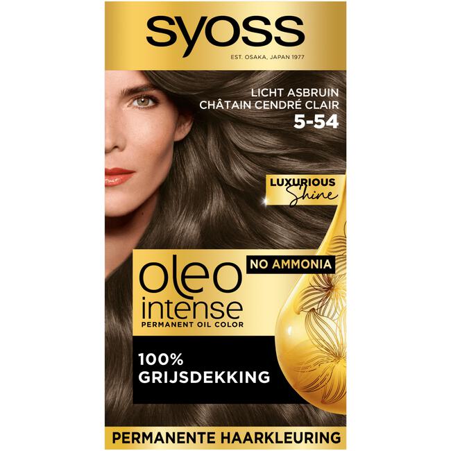Syoss Oleo Intense 5-54 Licht Asbruin