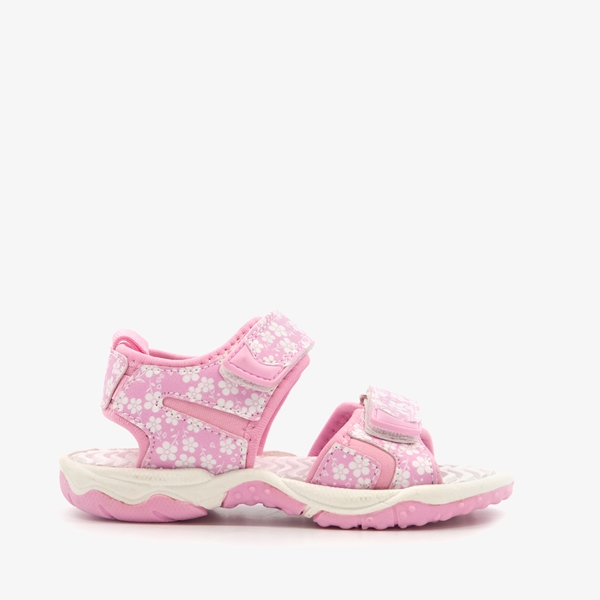 Blue Box meisjes sandalen roze met bloemenprint