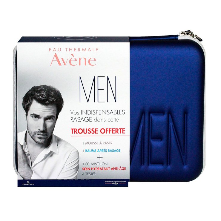 Homme trousse rasage