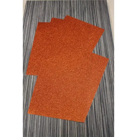 Glorex Glitterpapier orange, A4