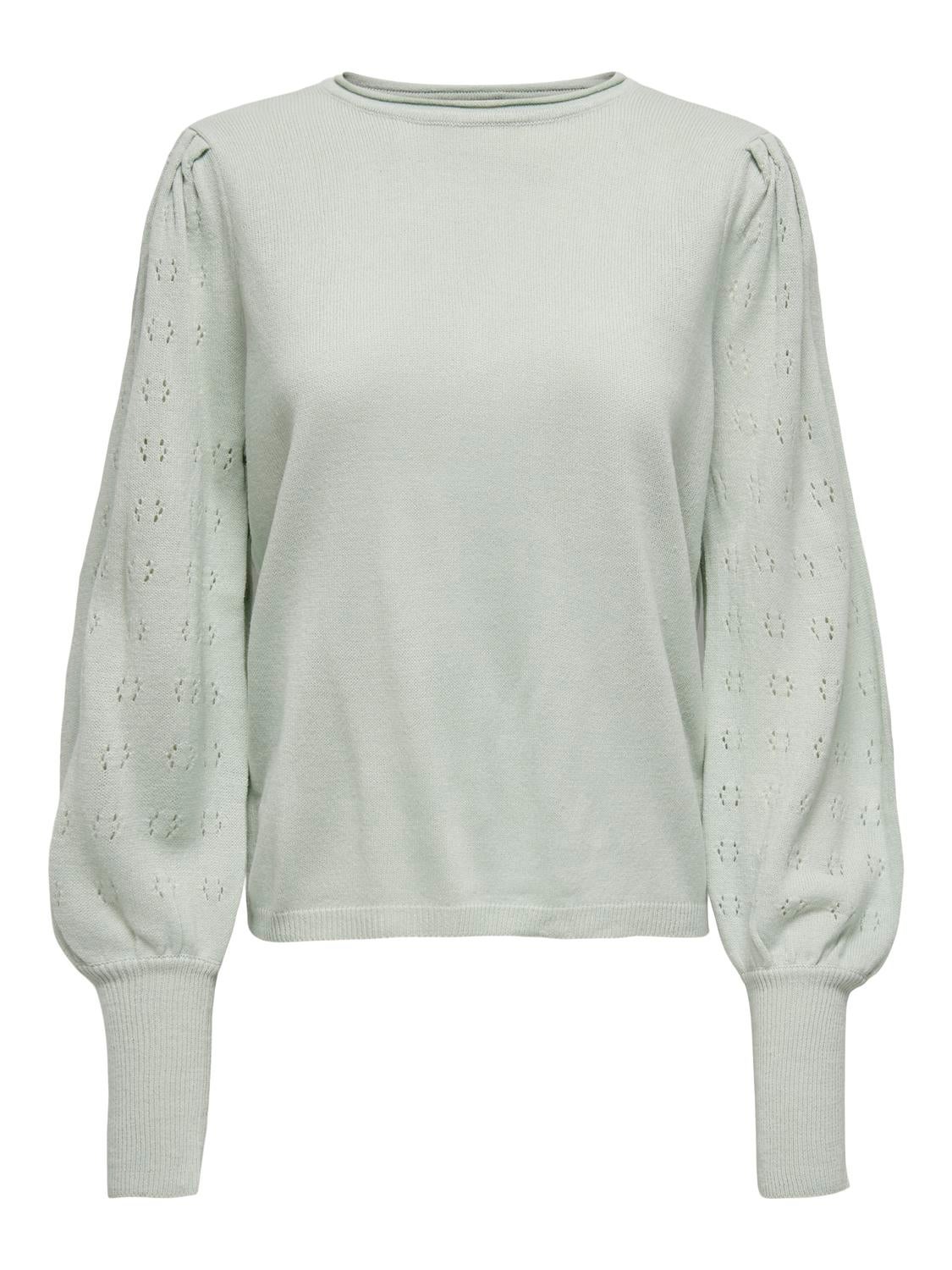ONLMIRA Strickpullover Aqua Gray