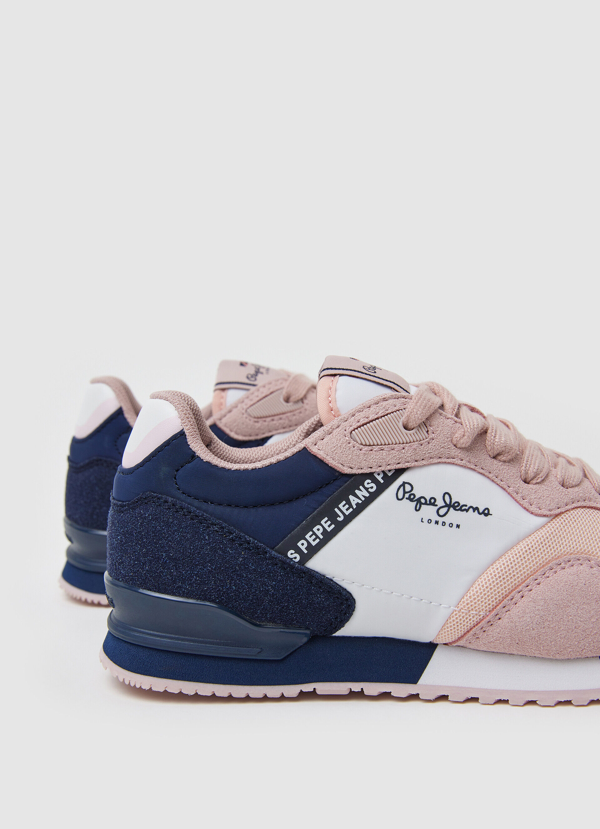 Tênis de corrida básico London - rosa claro