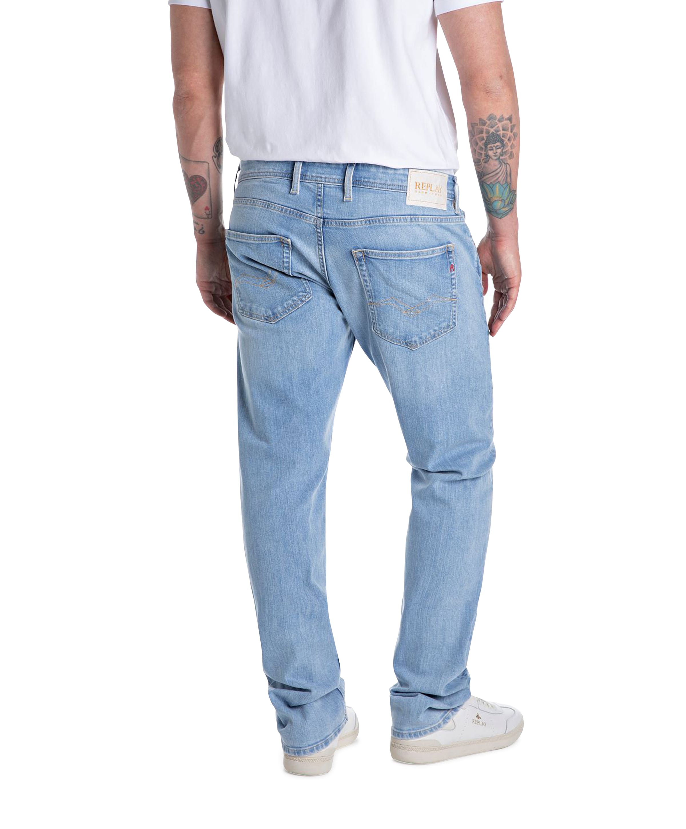 Replay Grover pant heren jeans blauw