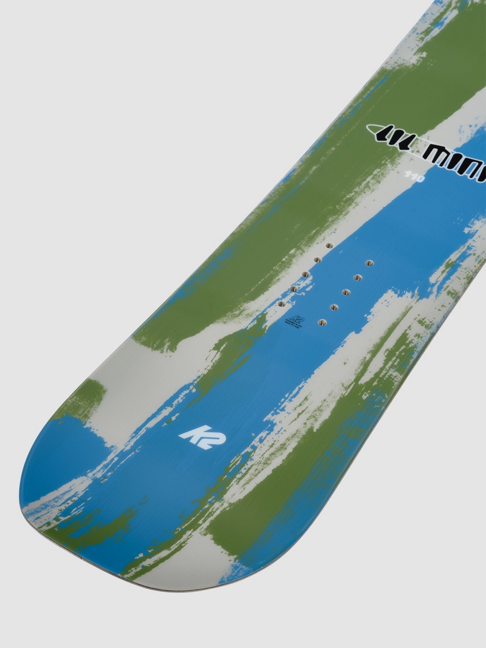 K2 Lil Mini + Mini Turbo S 2025 Kids Snowboard design