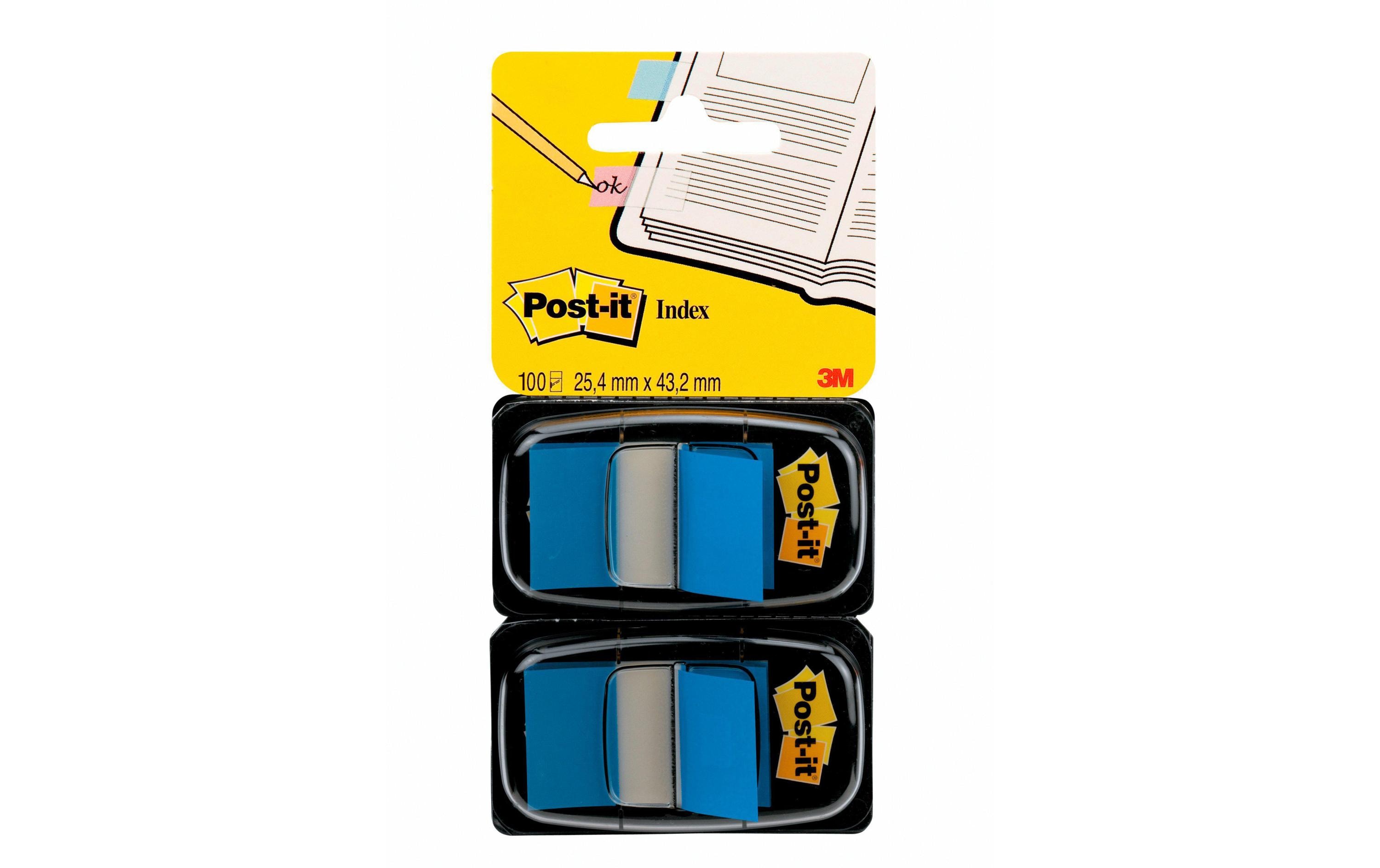 Page Marker Post-it Index 680-B2 Blau, 2 StückPost-it Index Haftstreifen