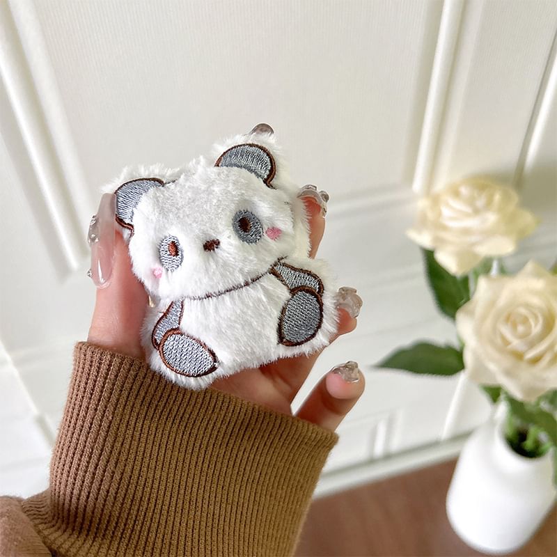 Karnemelk - Chenille Animal Telefoonstandaard