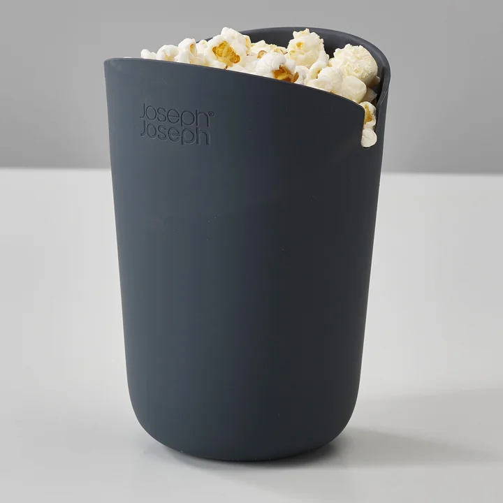 Joseph Joseph - M-Cuisine Popcorn-Maker (2er-Set), orange / grau