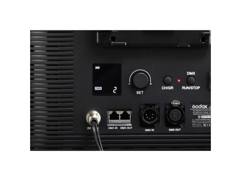 Godox Videoleuchte LED1000BI II LED Bi-Color-Leuchte mit DMX-Steuerungsmöglichkeiten
