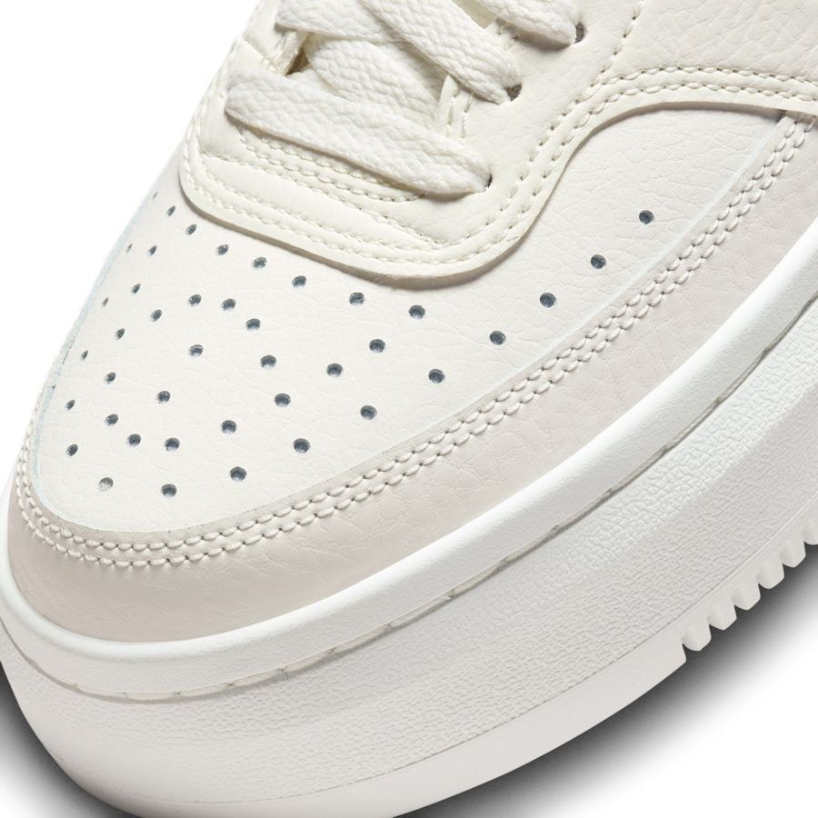 Nike Chaussures Court Vision Alta - Blanc Cassé/Bleu Femme