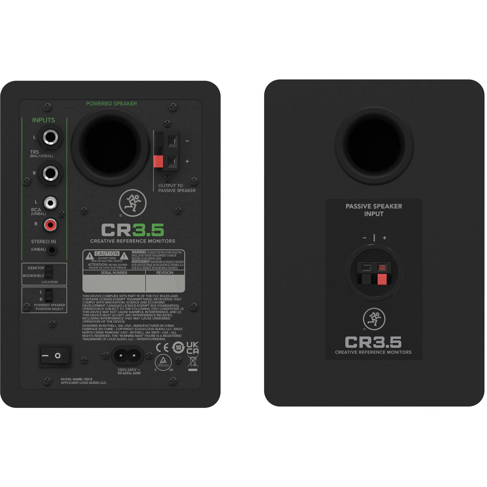 Mackie CR3.5BT actieve studiomonitoren met Bluetooth (set van 2)