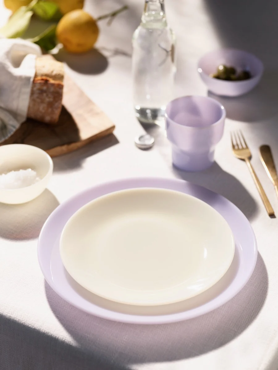 Lucie Kaas  Milk lille skål, lavender - Ø10 cm.