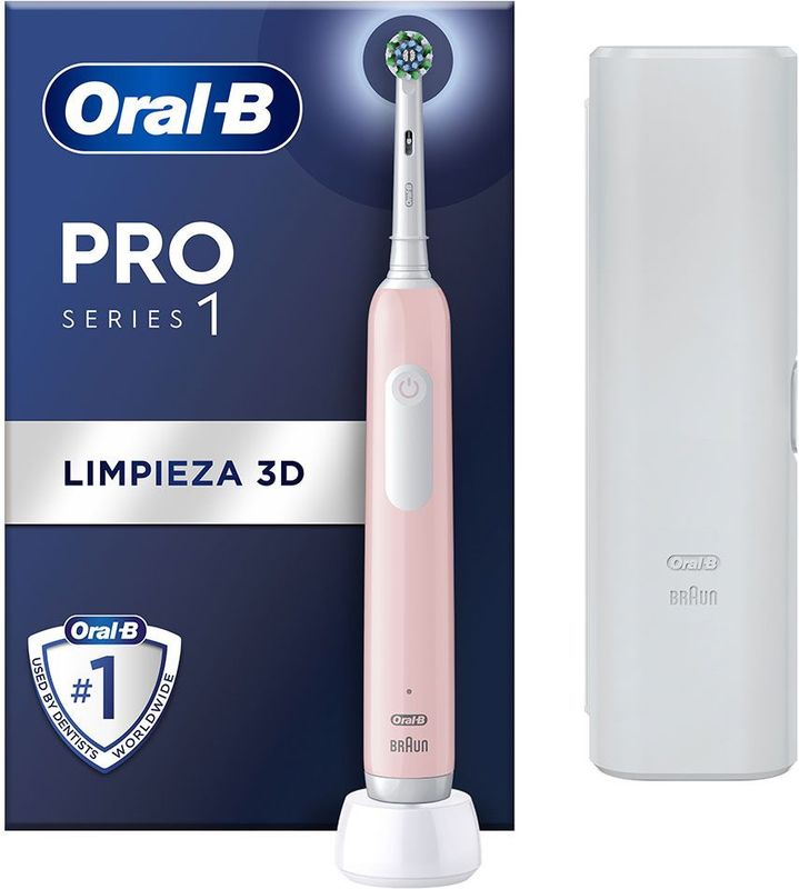 Oral-B - Pro 1 - Elektrische Tandenborstel - Wit - Oplaadbaar