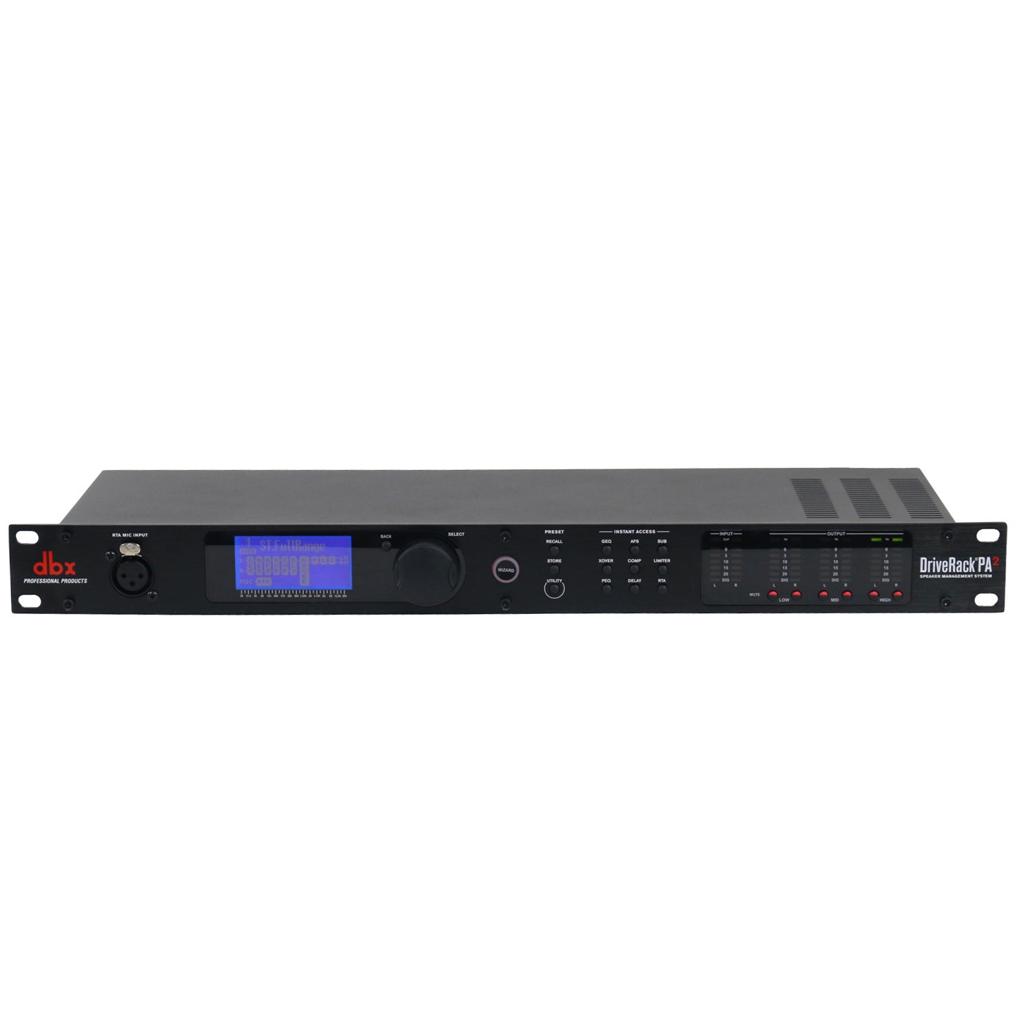 DBX DriveRack PA2 multifunctionele luidsprekerprocessor
