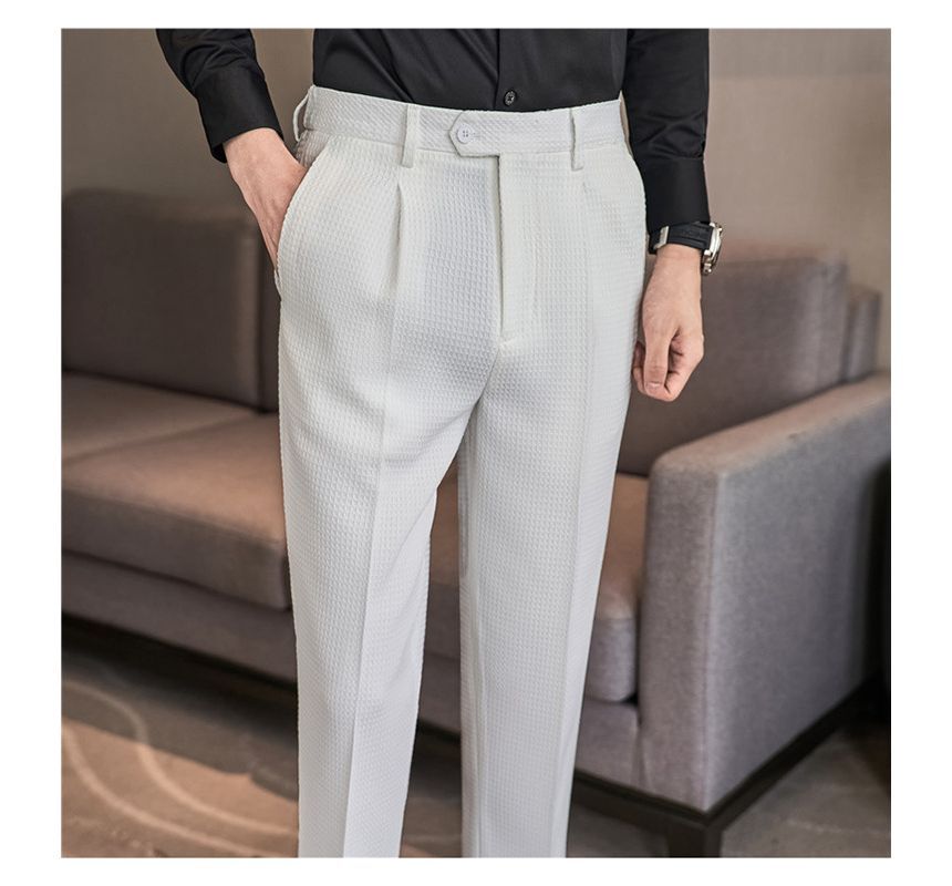 Deepwood - Hoge taille, effen, rechte broek