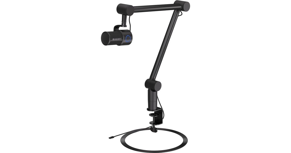 ENDORFYSolum Studio microfoon  (Zwart, 3,5 mm aansluiting, USB)