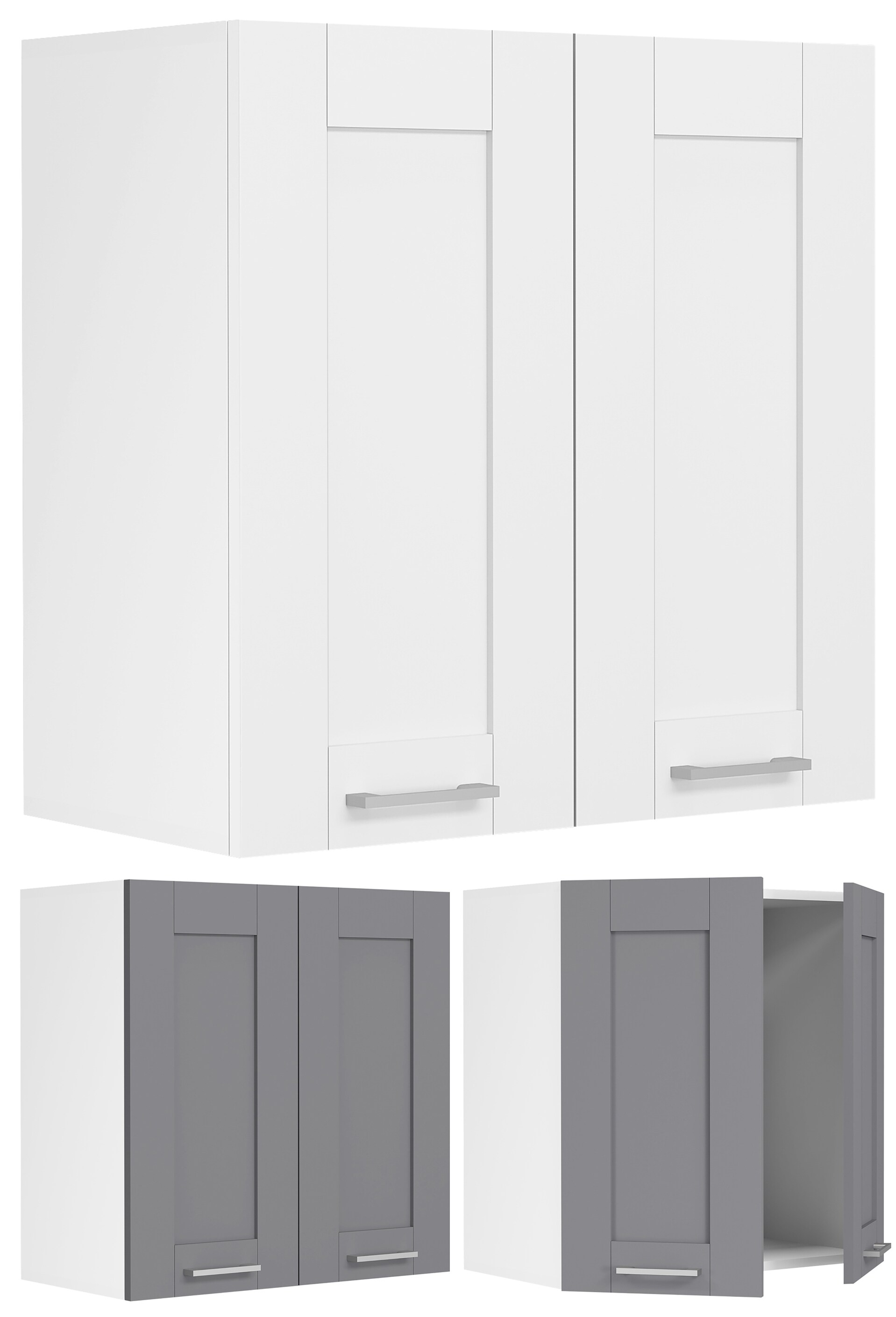 VCM Küchenschrank Breite 60 cm Holztür Hängeschrank Küche Küchenmöbel Landhaus Colura