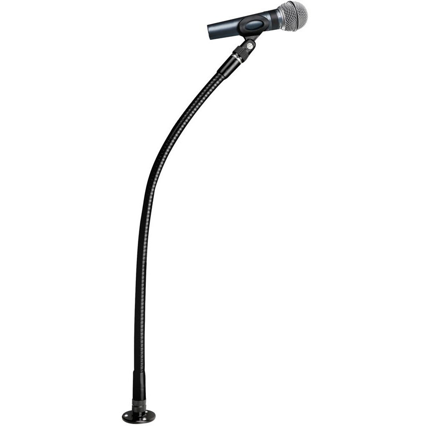 Adam Hall D 921 BLK zwanenhals montageplaat