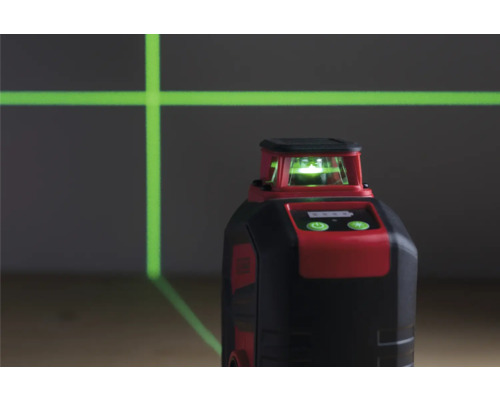 JC Schwarz 360° Kruislijnlaser Professional 25 m met statief, groene laser incl. accessoires