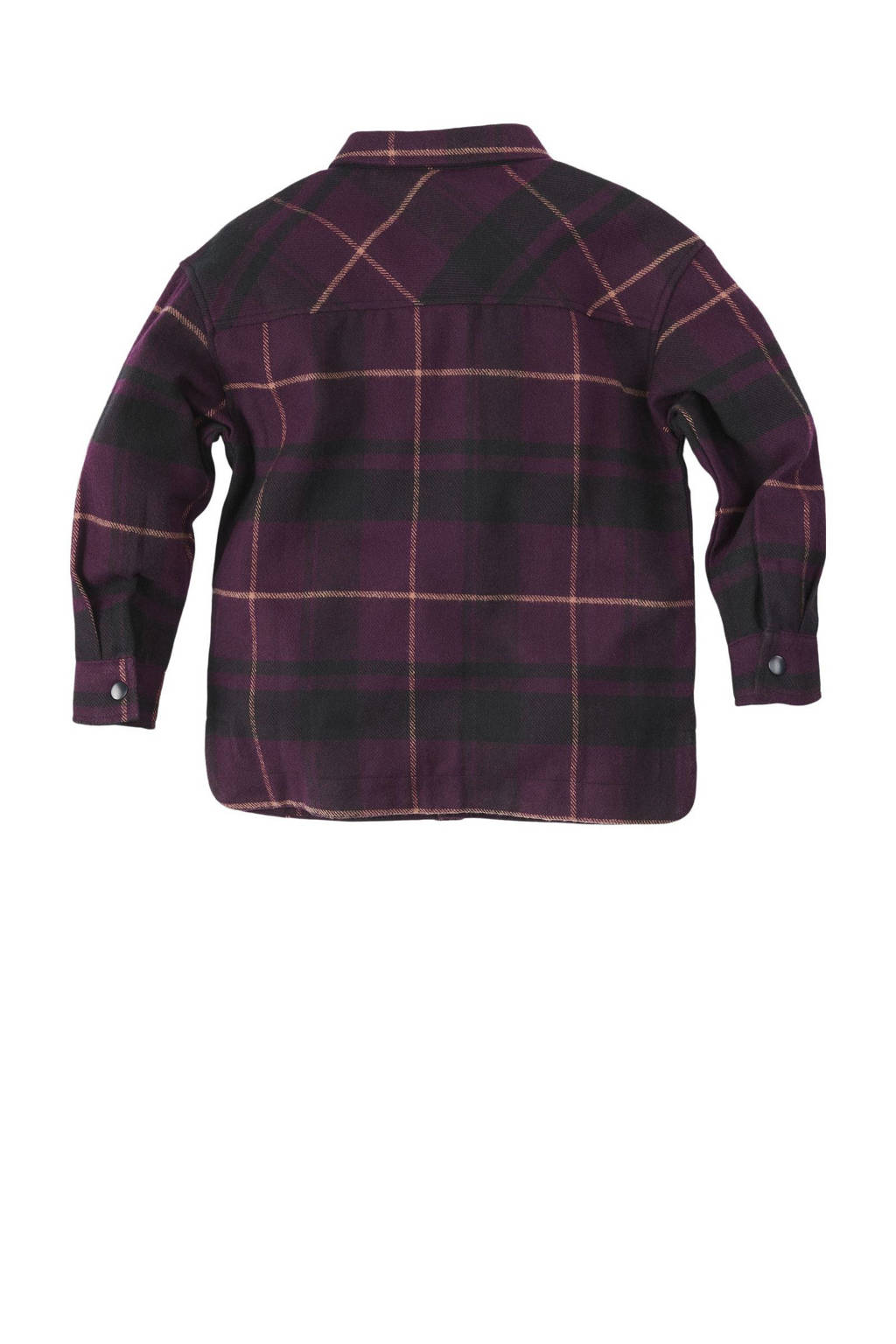 Z8 overshirt Kjeld paars/zwart