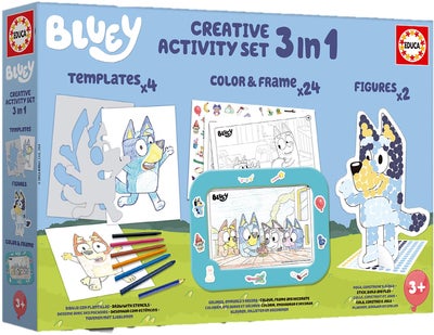 Educa Bluey Kreativt Aktivitetssett 3-in-1
